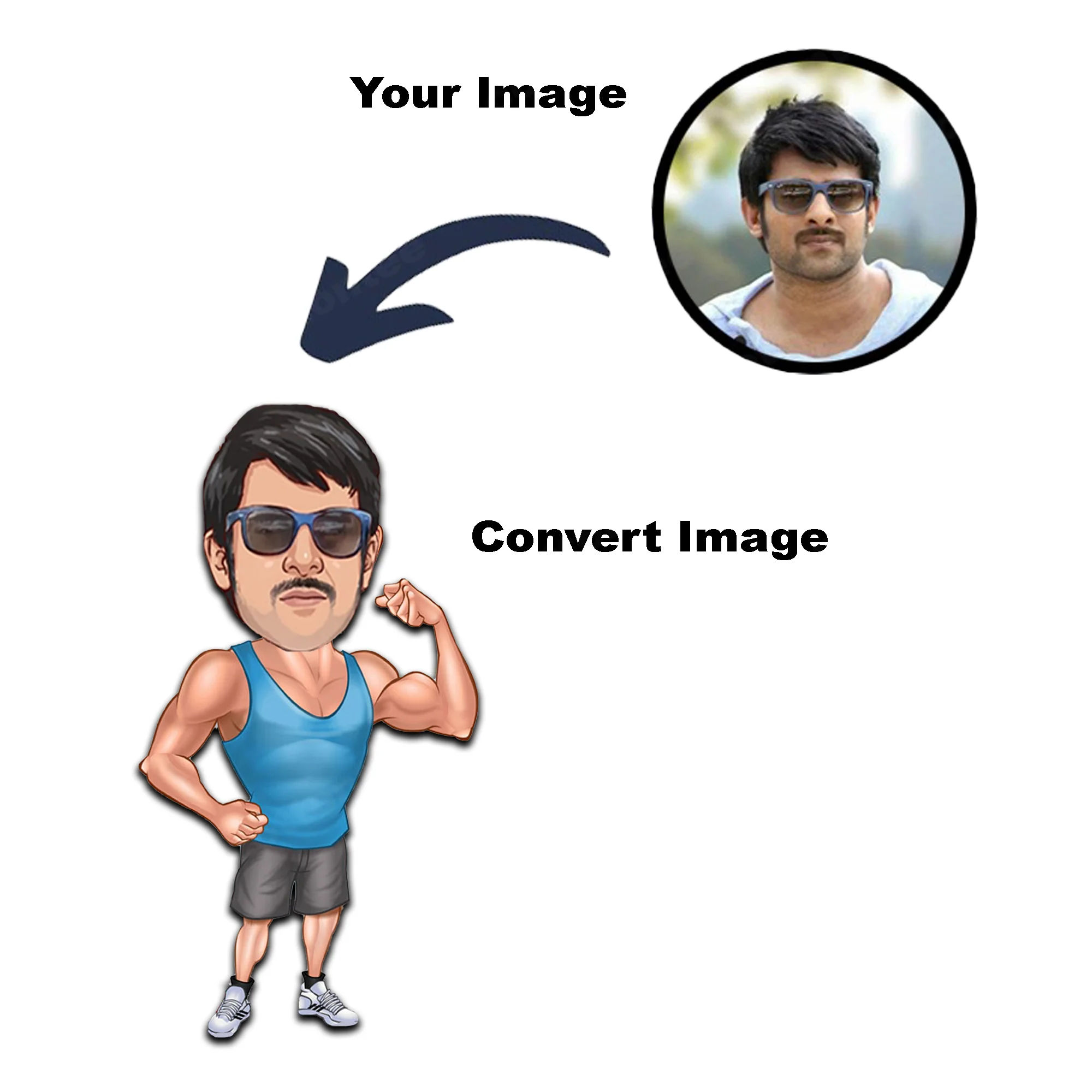 Gym Caricature Photo Frame Unique Design Customized Gift for Boys - Image 6