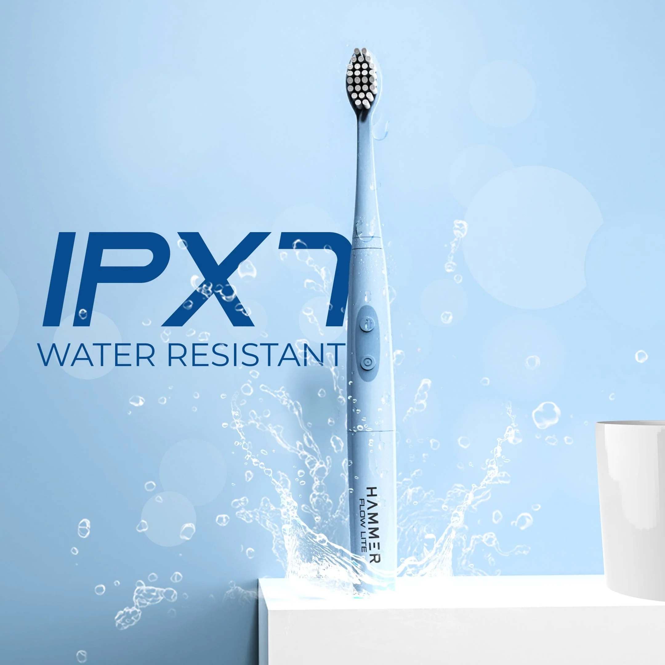 Hammer Flow Lite Electric Toothbrush with 120 Days Battery Backup - Image 13