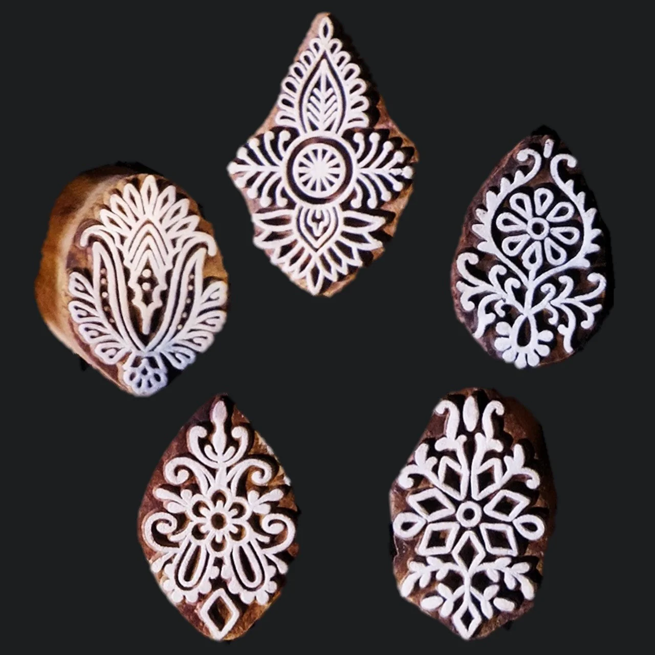 Hand-Carved Wooden Block Stamps – Create, Print & Inspire