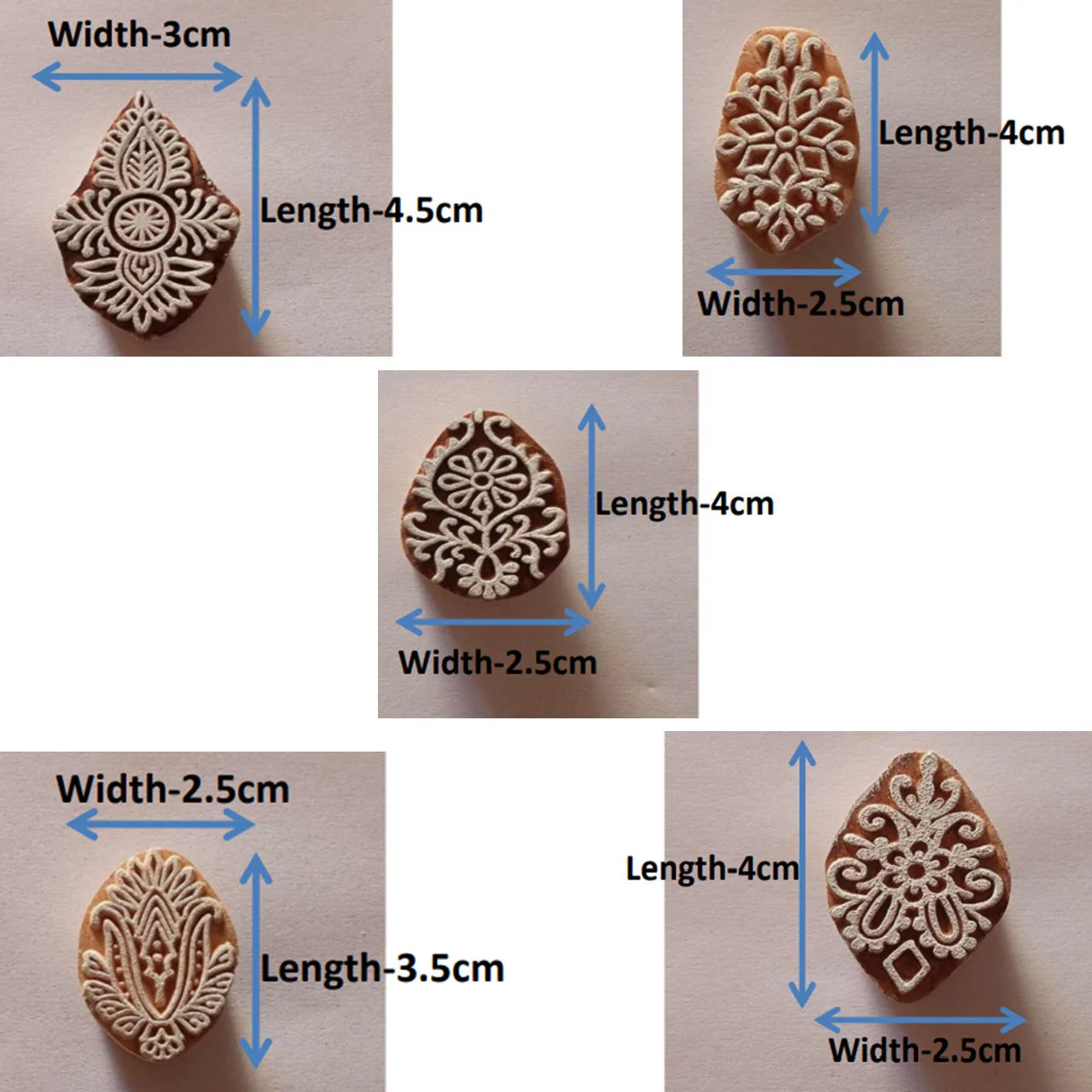 Hand-Carved Wooden Block Stamps – Create, Print & Inspire - Image 3