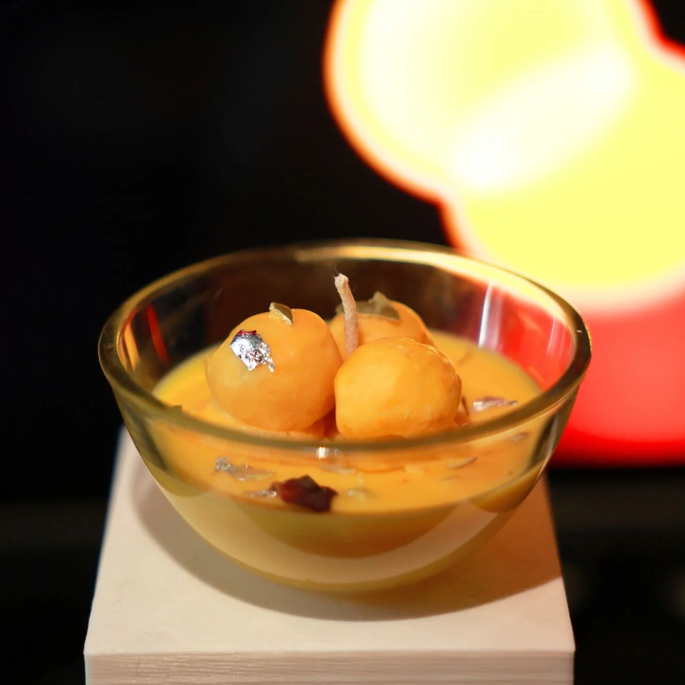 Hand-made Rasmalai Candle (Pack of 1) with fragrance - Image 3