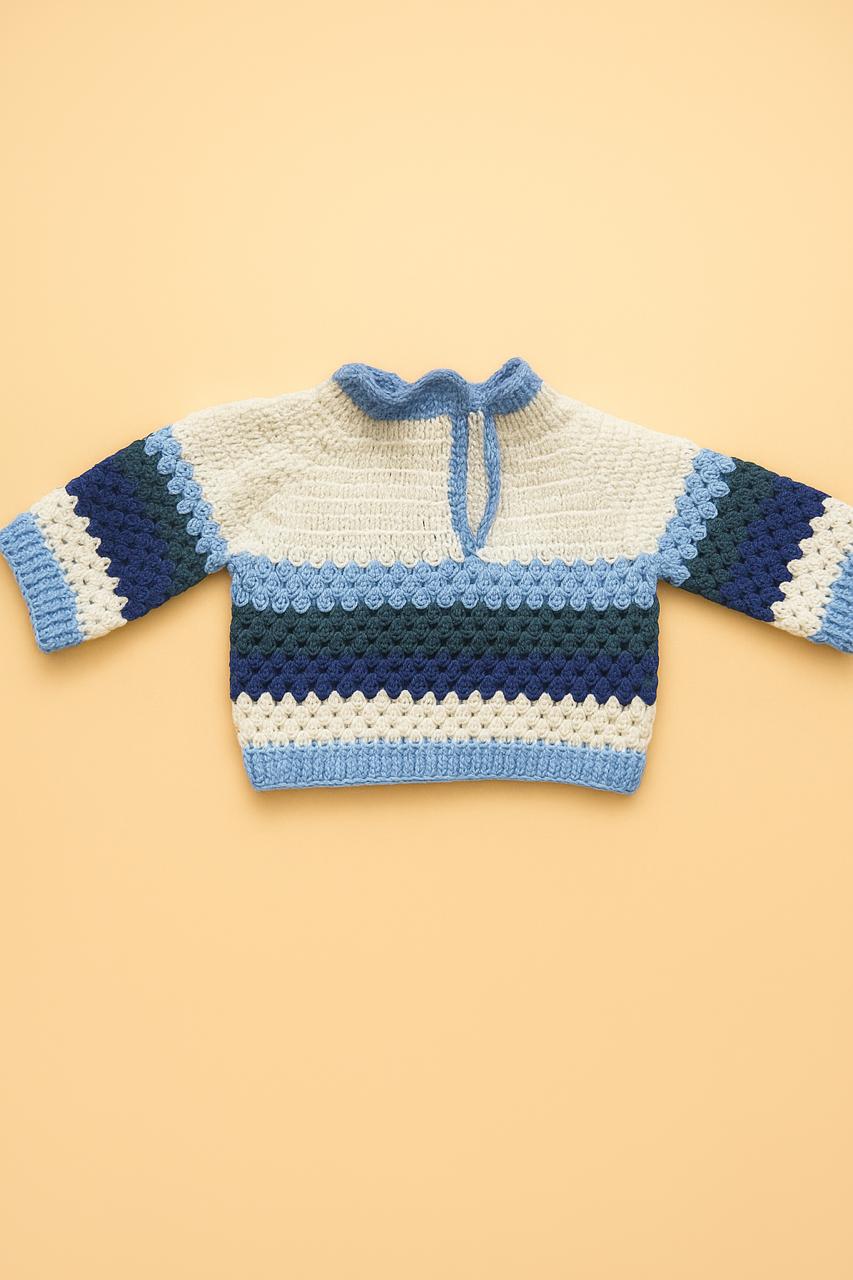 Handmade Crochet Sweater for Kids - Image 4