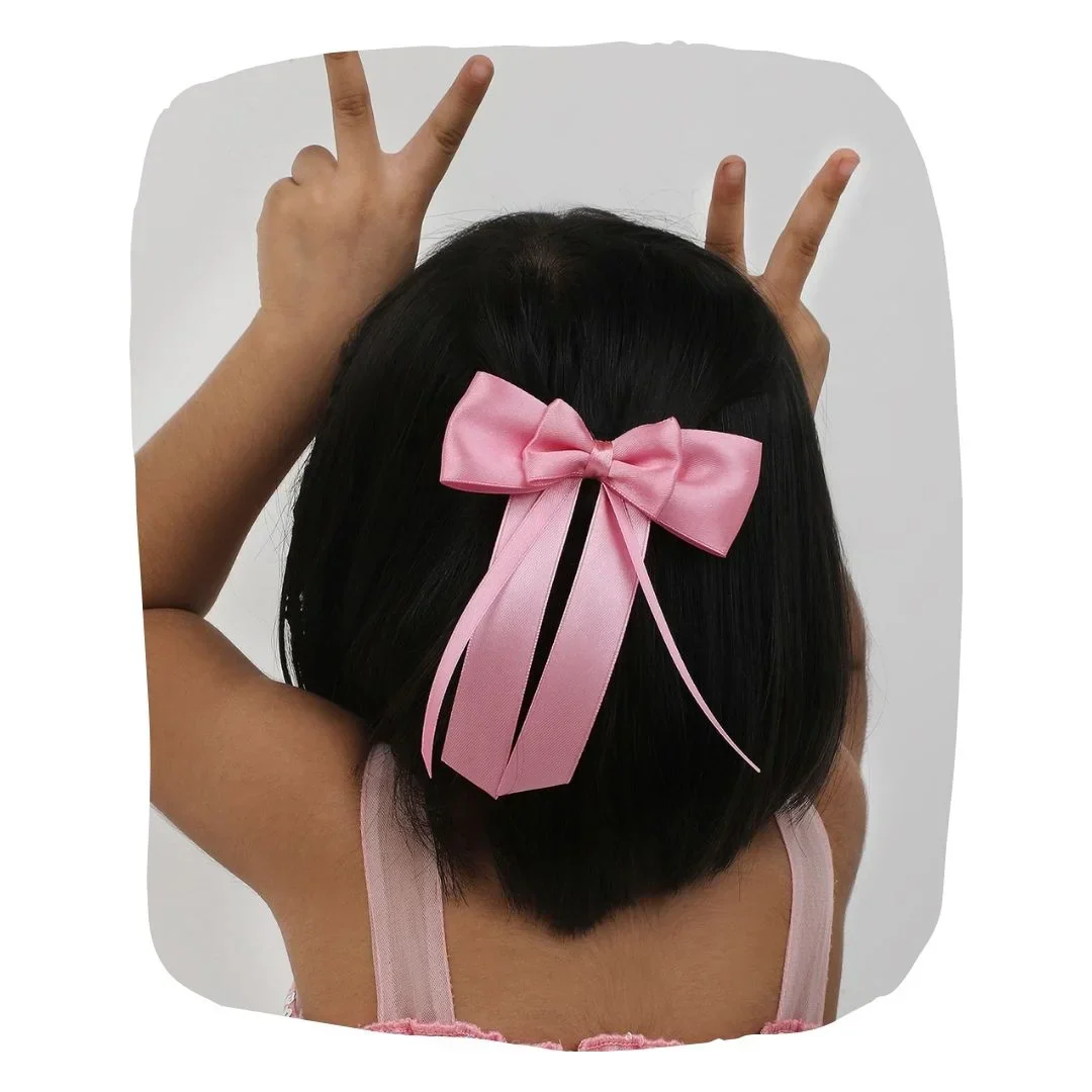 Handmade Silk Hair Bows: Vibrant Style for Every Look - Image 21