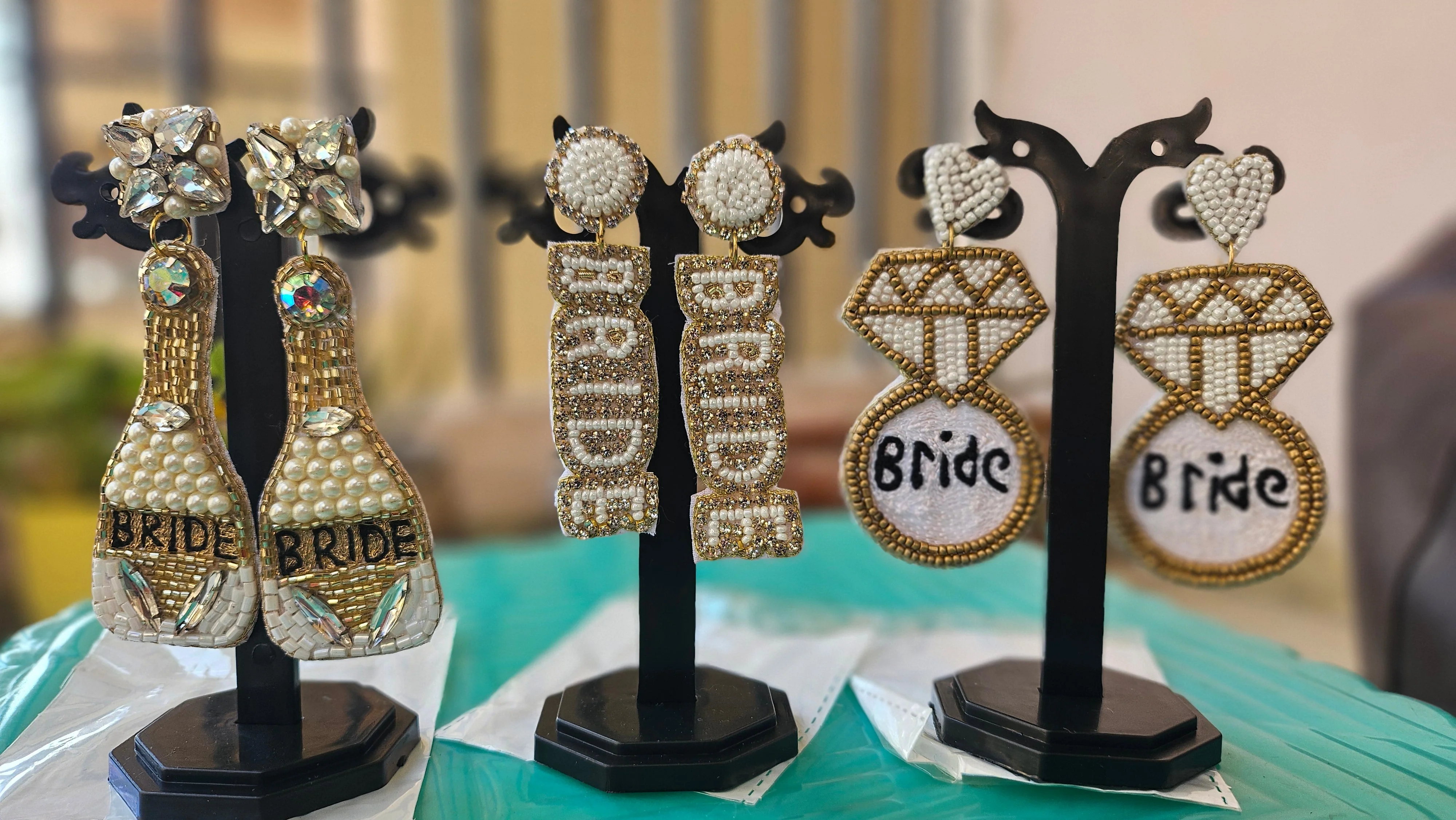 Hanging Earrings - Bride To Be - Image 3