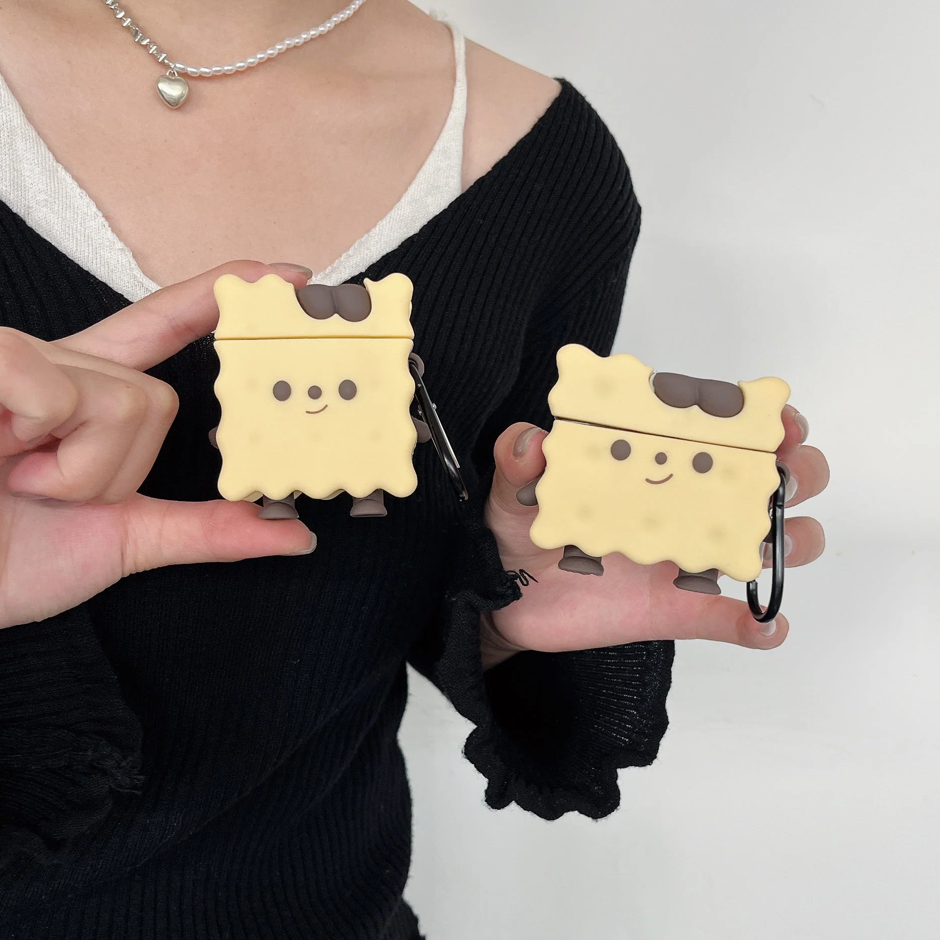 Happy Biscuit Airpods Cover for Apple AirPods - Premium Silicone Case (Limited Edition) - Image 5
