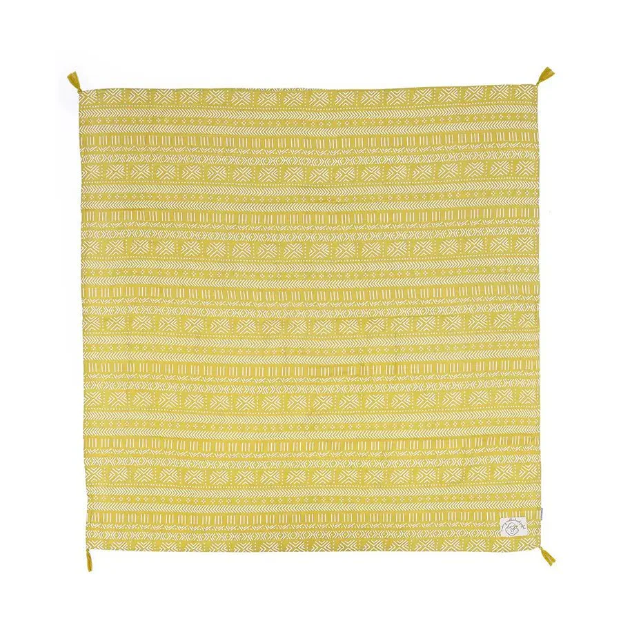 Harmony 2 Layer Muslin Nursing Cover Scarf - Green - Image 2