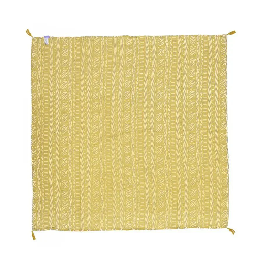 Harmony 2 Layer Muslin Nursing Cover Scarf - Green - Image 3
