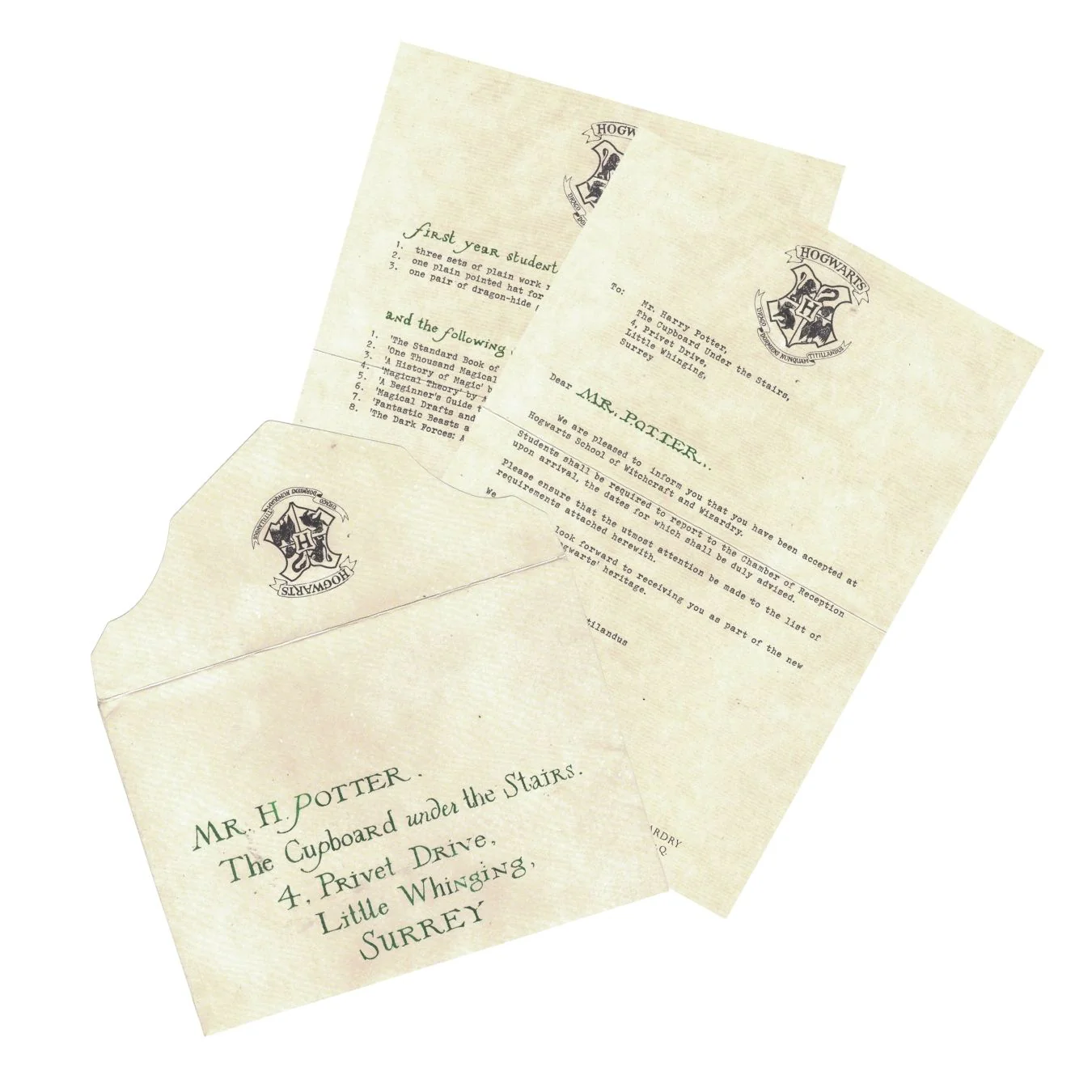 Harry Potter - Hogwarts Acceptance Letter