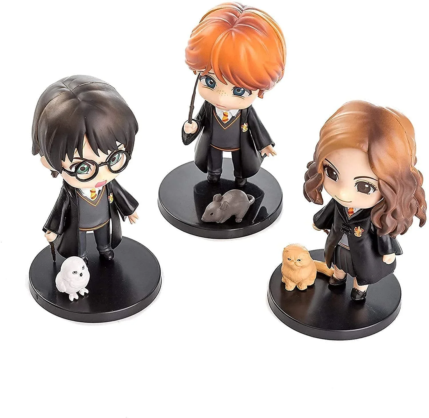 Harry Potter trio with pets x3 - Image 2