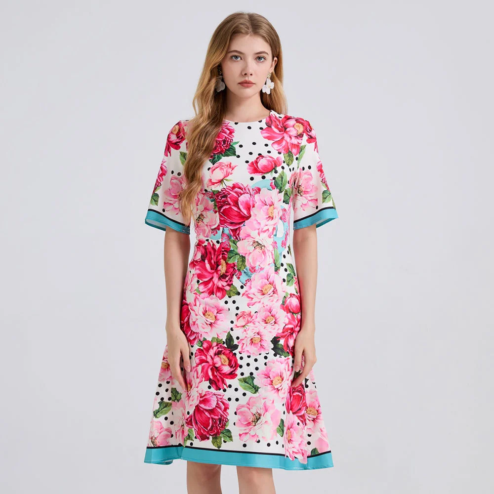 Hattie Printed Shift Dress - Image 3