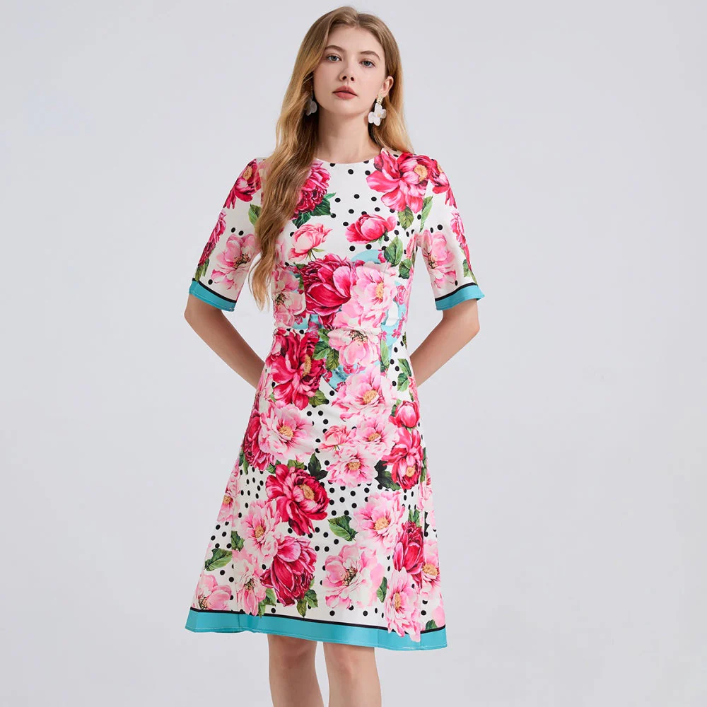Hattie Printed Shift Dress - Image 5