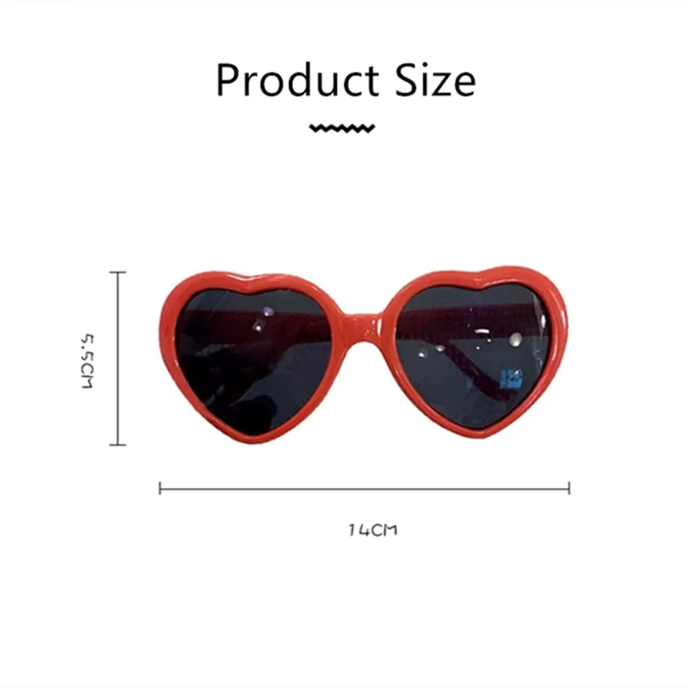 Heart Shaped Diffraction Goggles For Party, Festivals Nightclubs 1 PC - Image 2