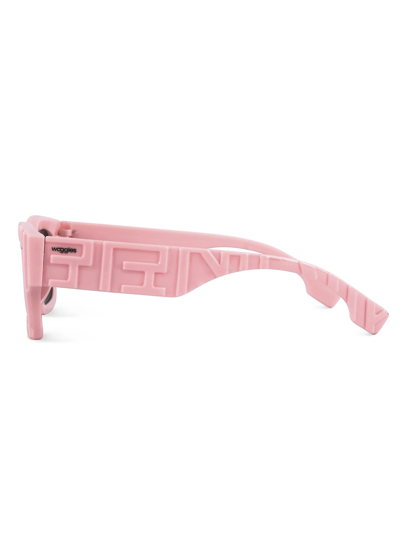 Hecate Pink kids Rectangle Kids Sunglasses - Image 5