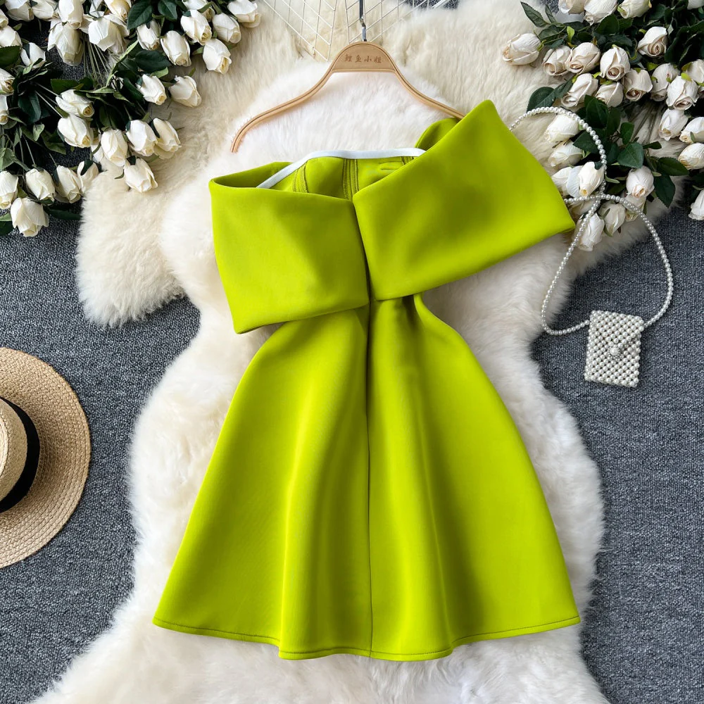 Helio Flouncy Dress - Image 2