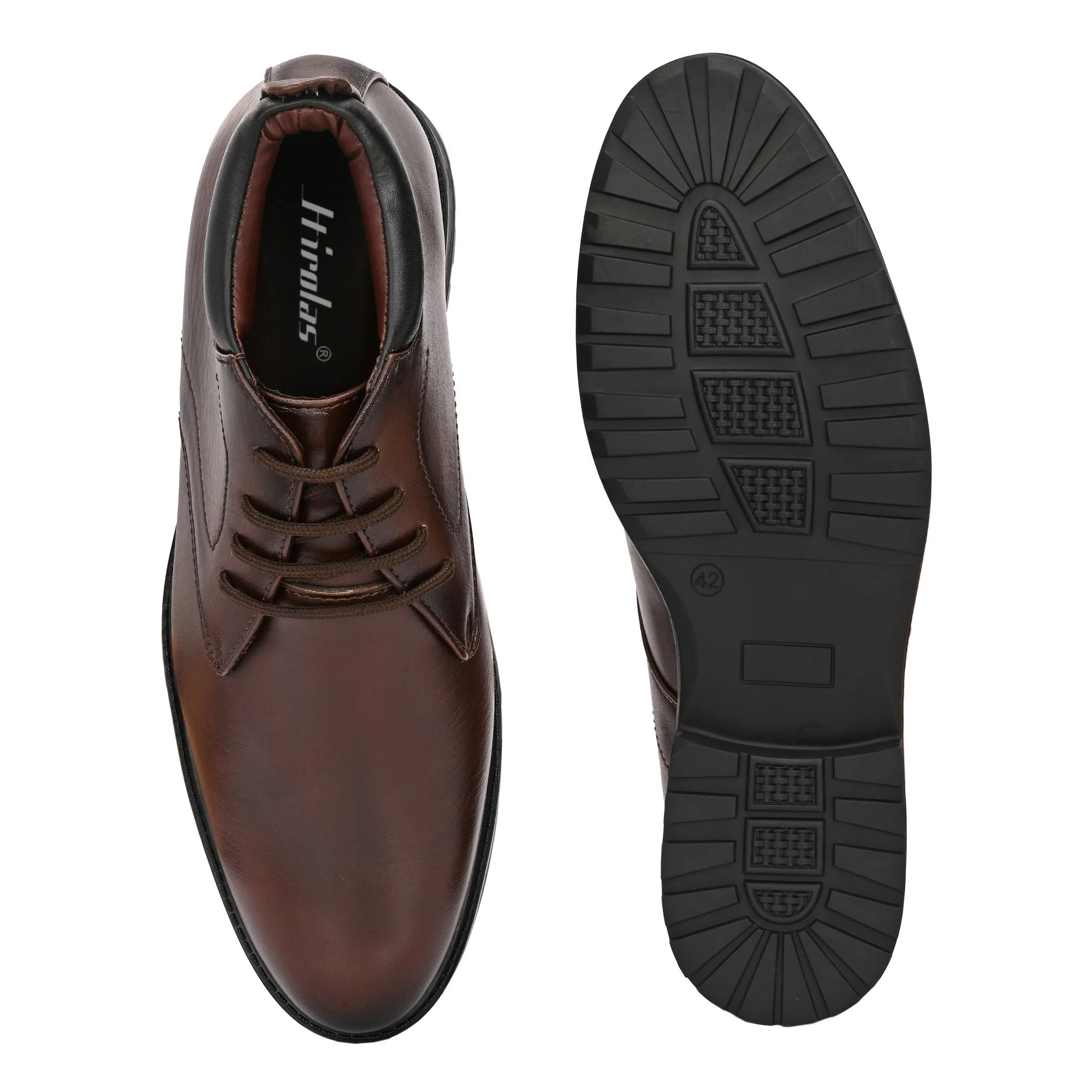 Hirolas® Men's Street line Brown Ankle Boots - Image 5