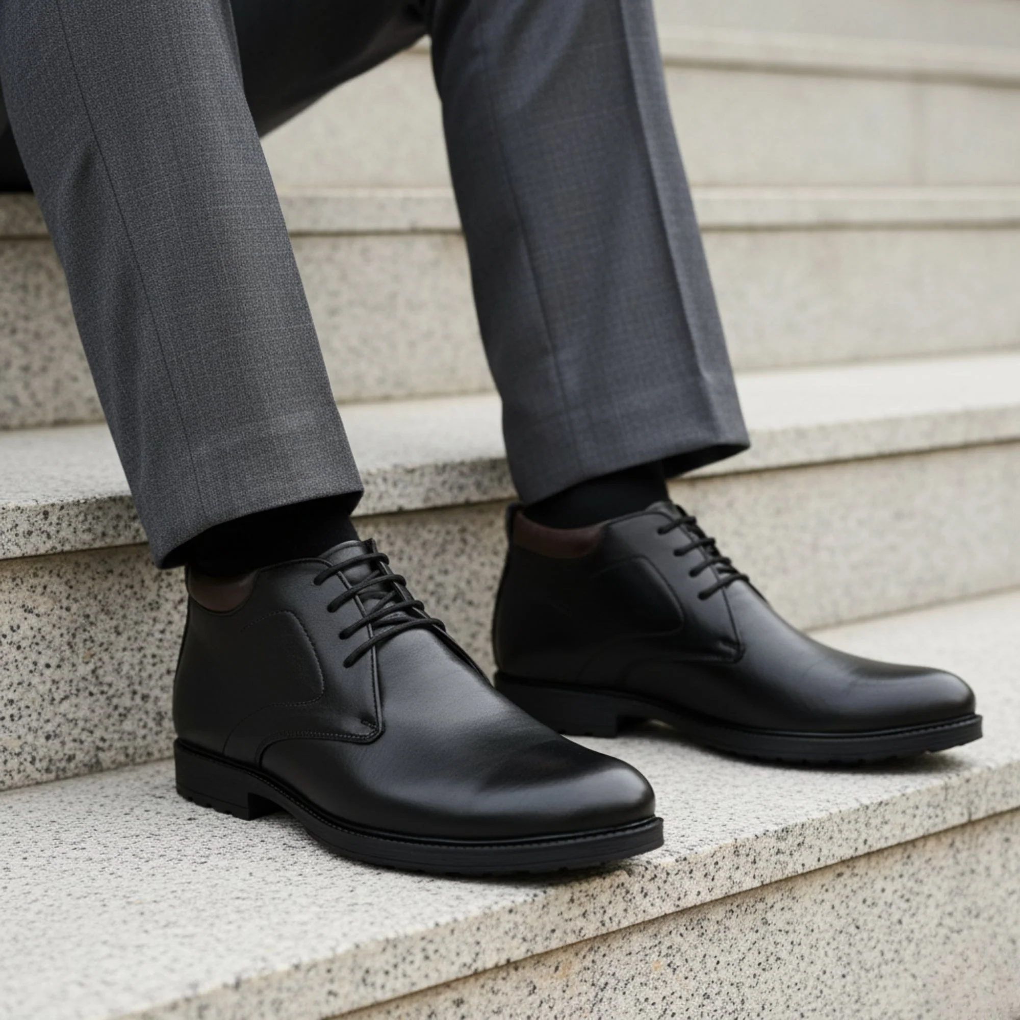 Hirolas® Street Line Black Ankle Boots - Image 2