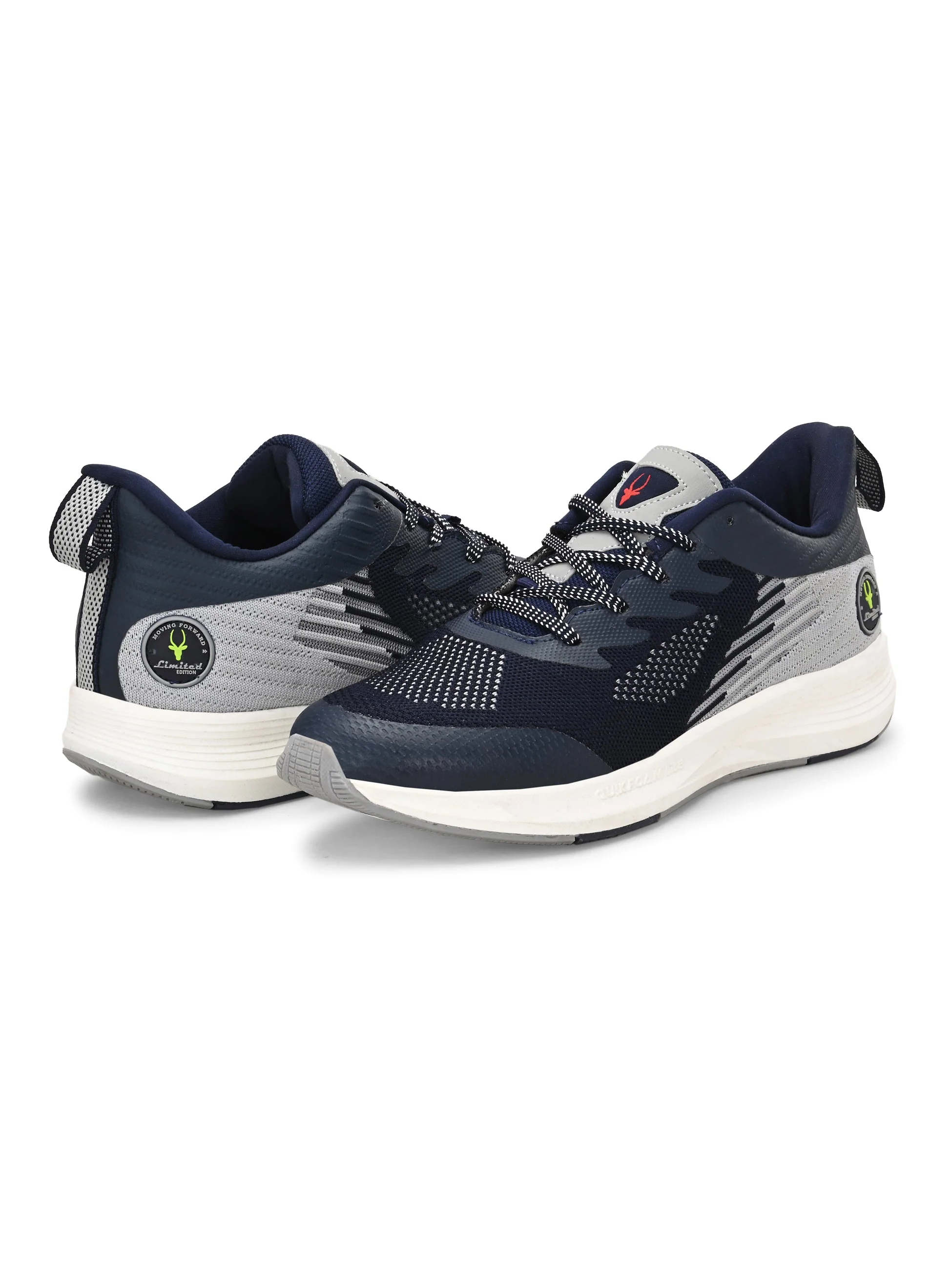 Hirolas Men's Blue Elite Shock Absorbing Walking Running Fitness Athletic Training Gym Fashion Sport Shoes HRLMP01NAVY - Image 8