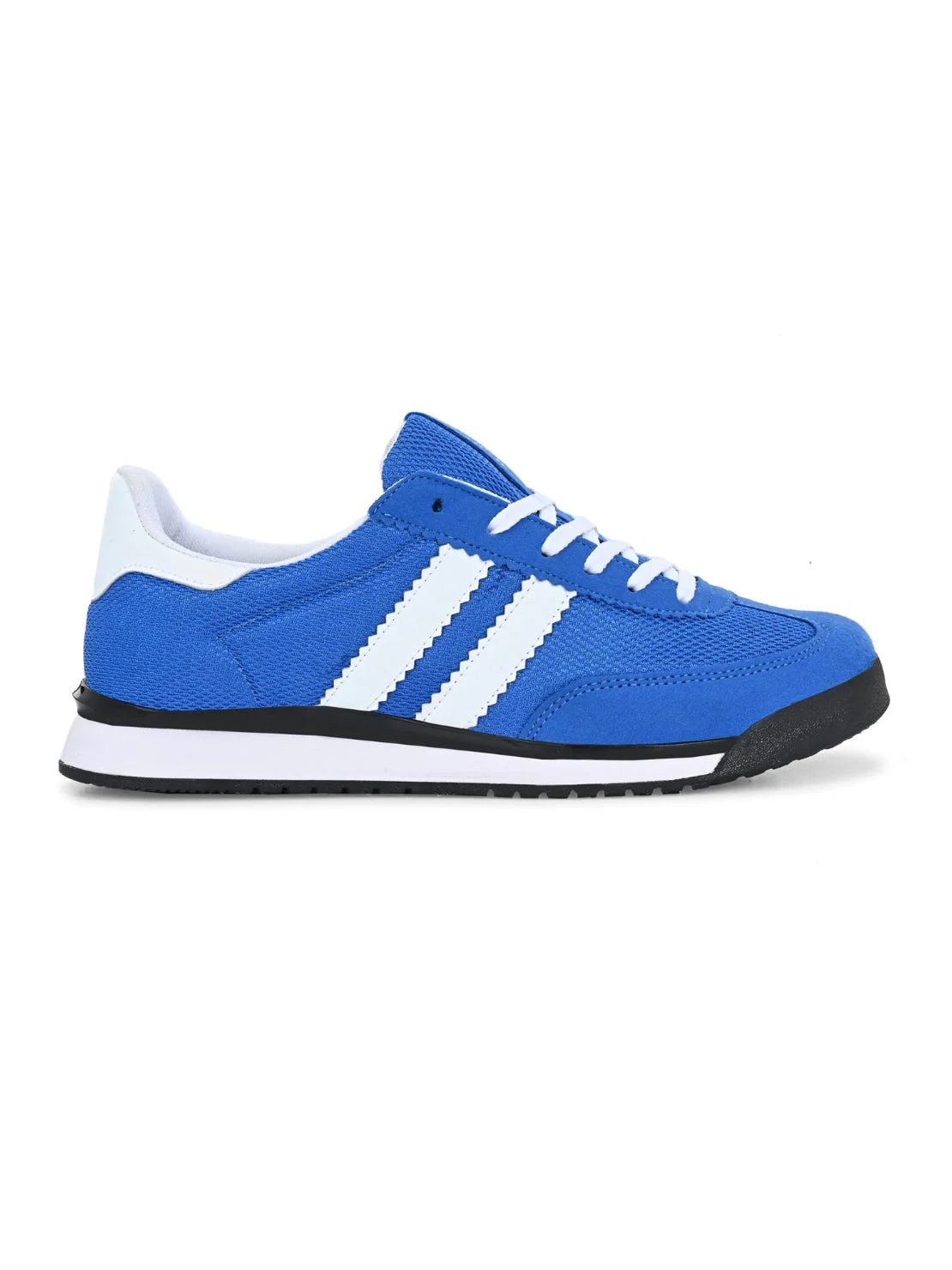 Hirolas Men's Blue Running Shoes Lightweight Breathable Mesh Sneaker with Cushioning & Comfort Sole HRLSN01BLU
