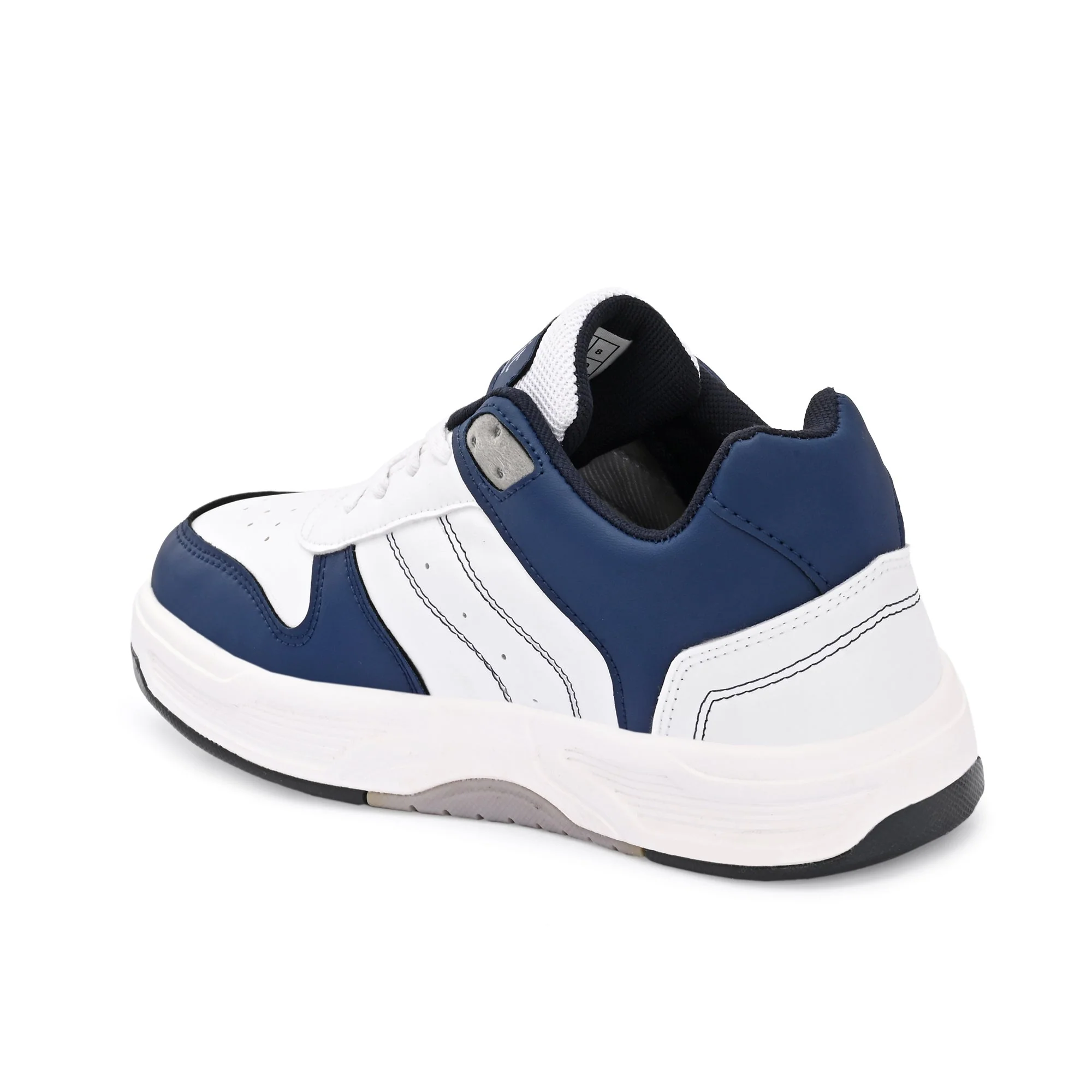 Hirolas Men's Blue & White Casual Sneaker Comfortable Daily Wear Shoes with Cushioned Insole & Durable Sole HRL2084WHB - Image 6