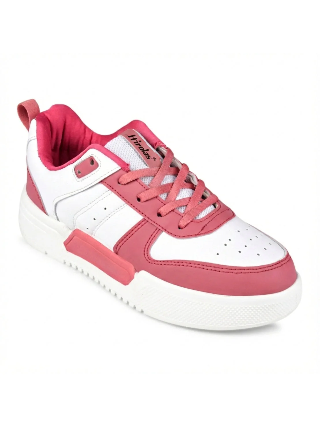 Hirolas Urbania Women's Everyday Comfort Sneaker_Shoes - White/Pink - Image 4