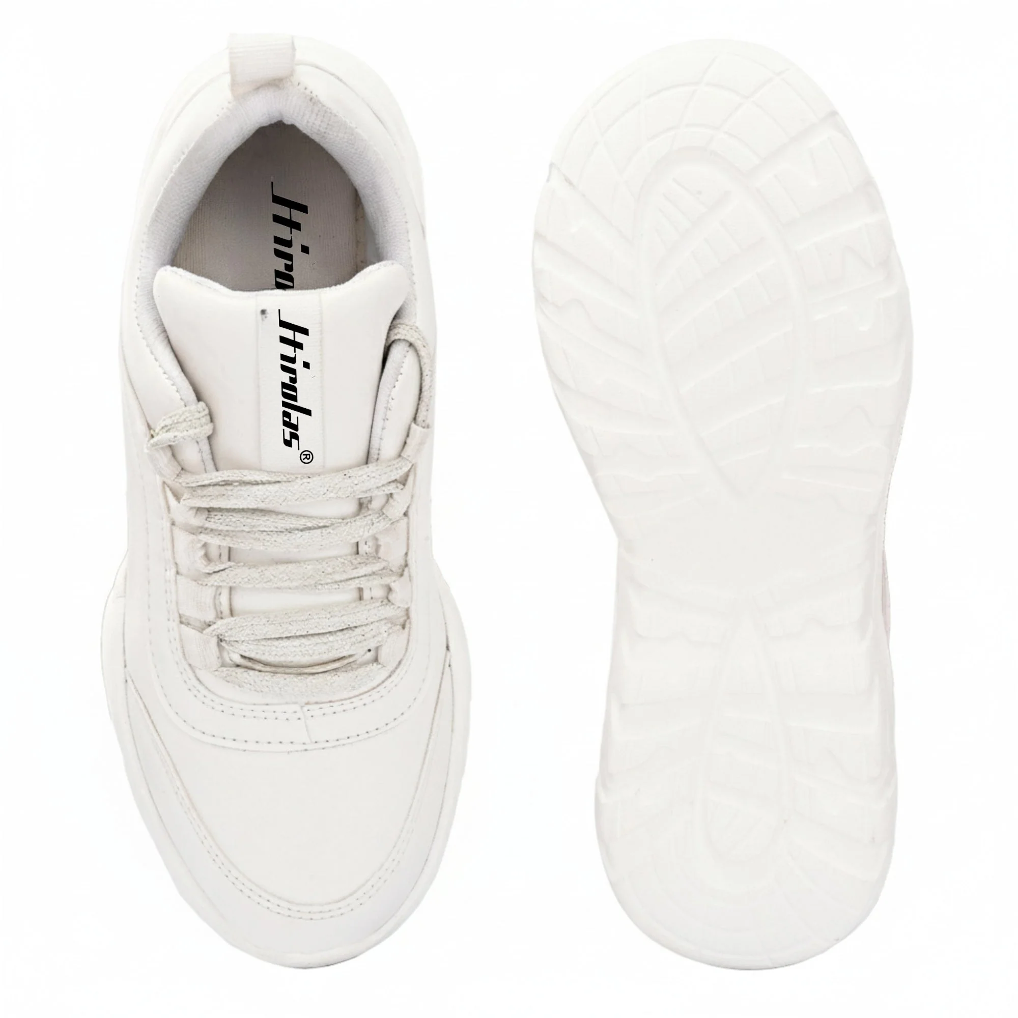 Hirolas Women White Lightweight Chunky Sports_Shoes - Image 6