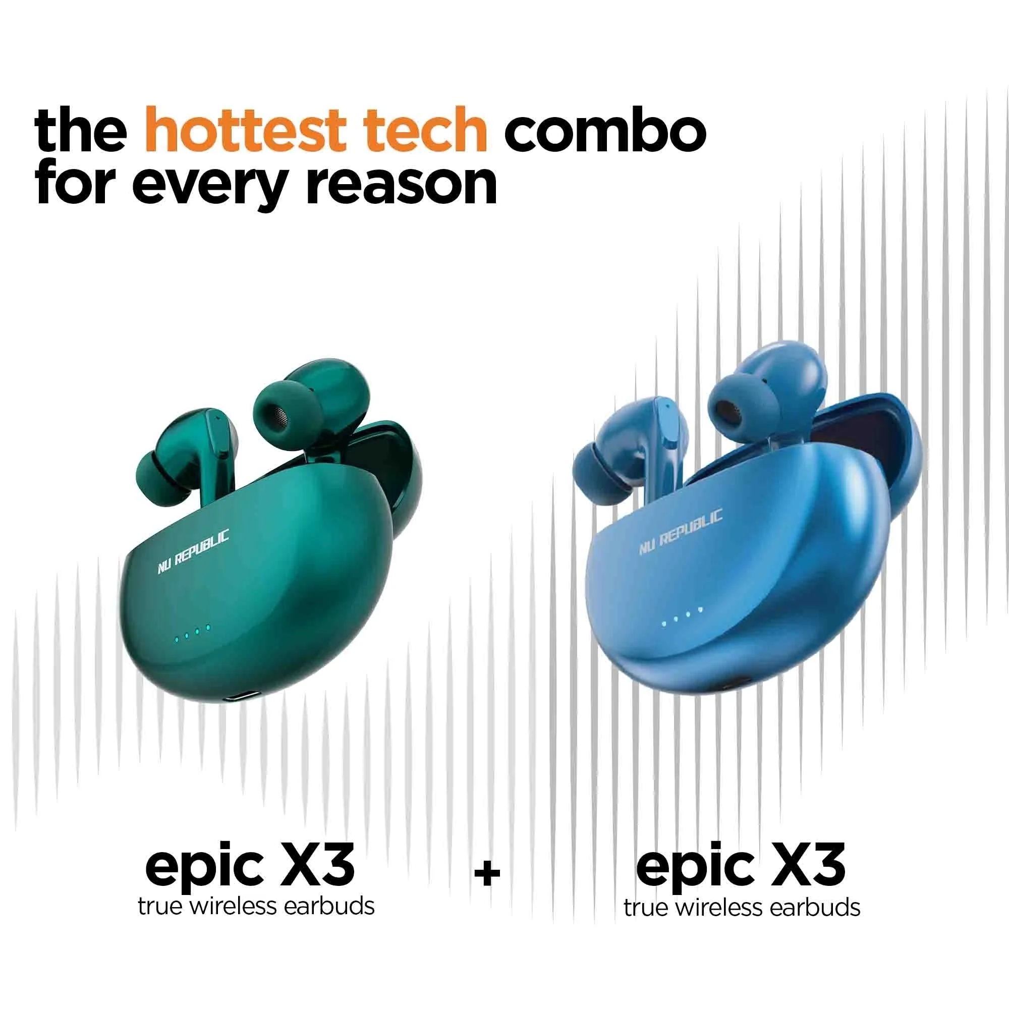 His and Hers Earbuds Combo - Image 3
