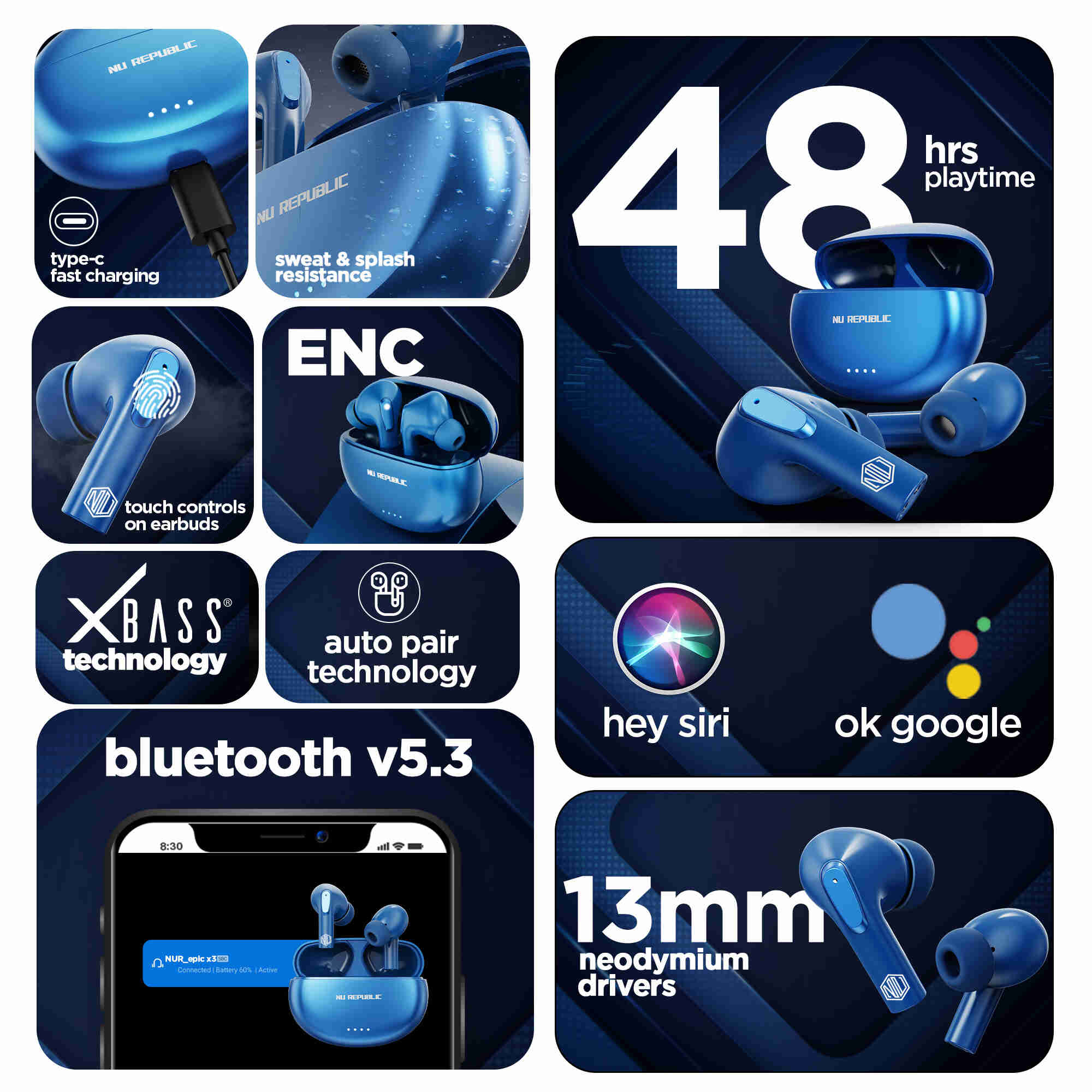 His and Hers Earbuds Combo - Image 5