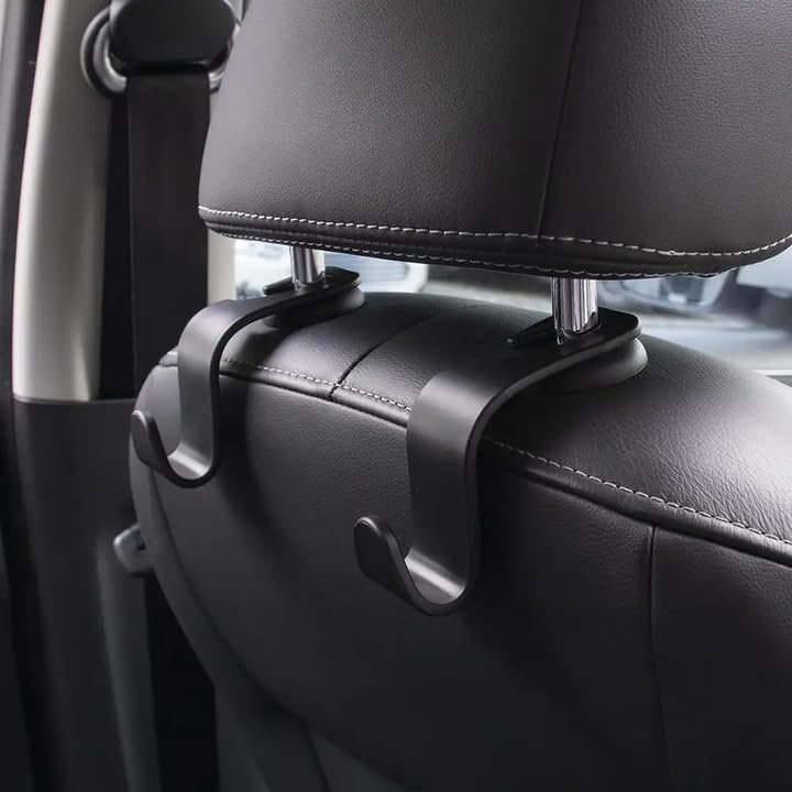 Holdie: 4-in-1 Car Seat Headrest Hooks – Heavy-Duty Hangers for Organizing Bags, Groceries, Purses & Accessories Without Spills (Set of 4) - Image 6