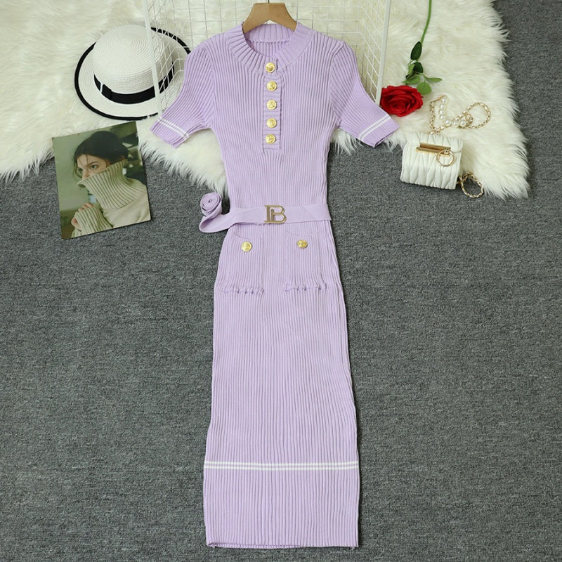 Holly Knit Midi Dress - Image 5