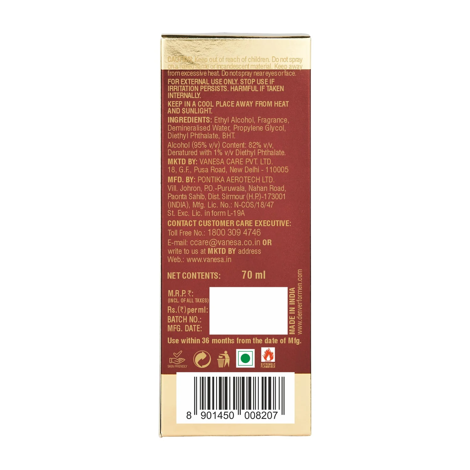 Honour Perfume 70ml - Image 2