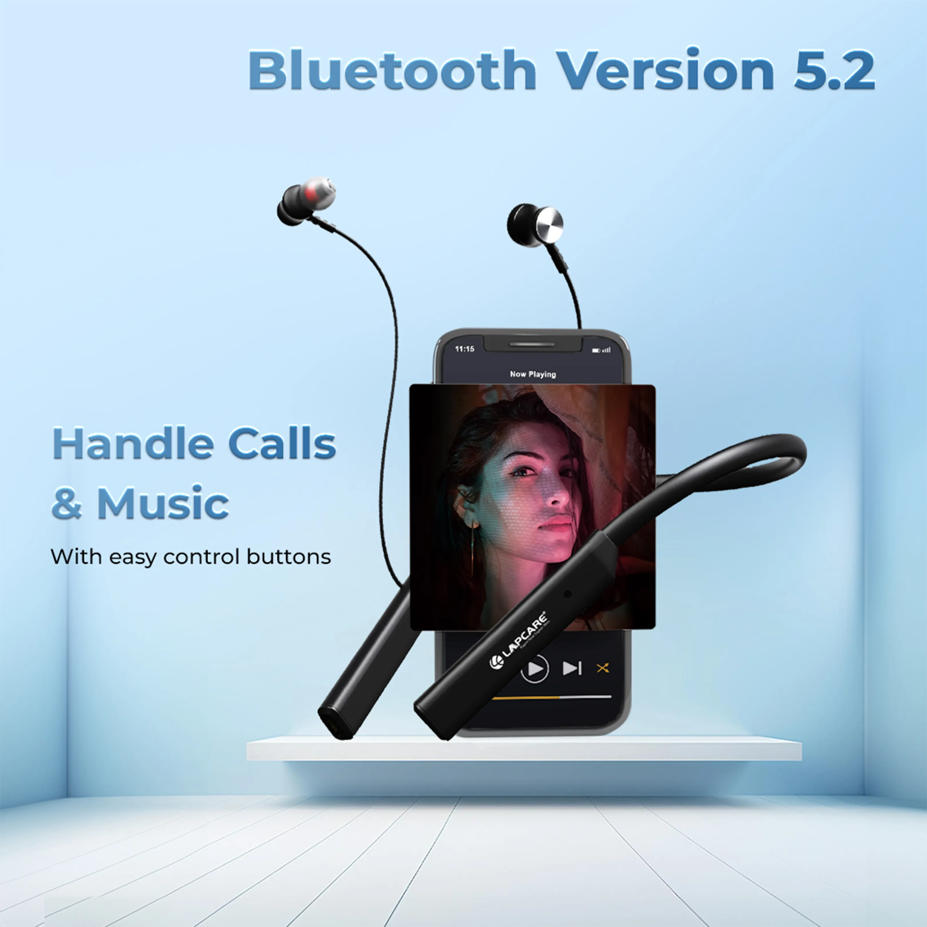 Hoods Wireless In-Ear Neckband With Upto 30Hrs* Playtime & Crystal Clear Speech Mic - Image 4