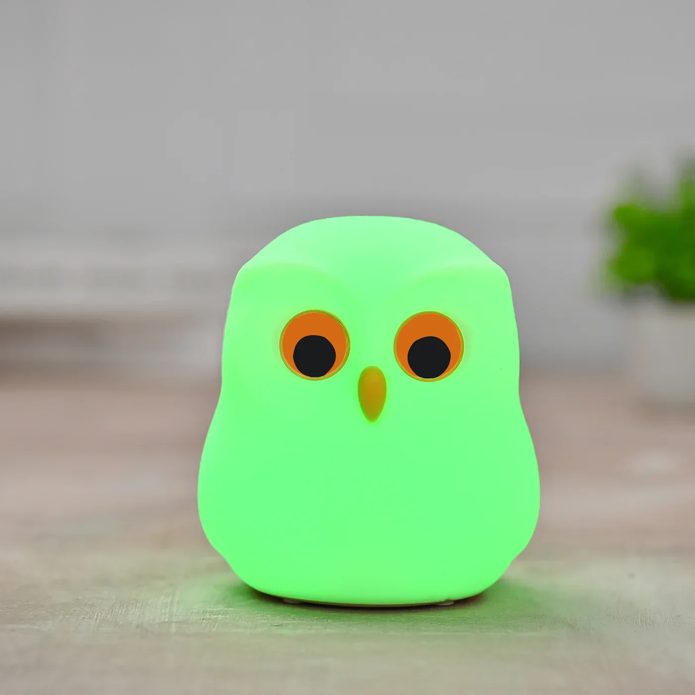 HootGlow: Adorable Owl LED Night Lamp with Rechargeable Battery for Cozy Bedroom Ambience & Gifting - Image 8