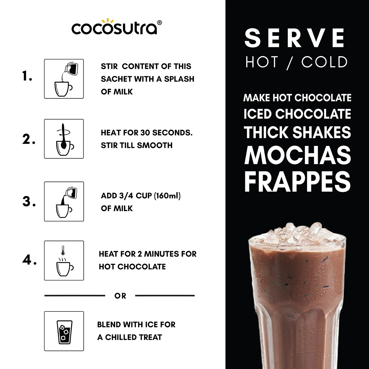 Hot Chocolate | 4 Flavors | 20g each | 4 cups - Image 4