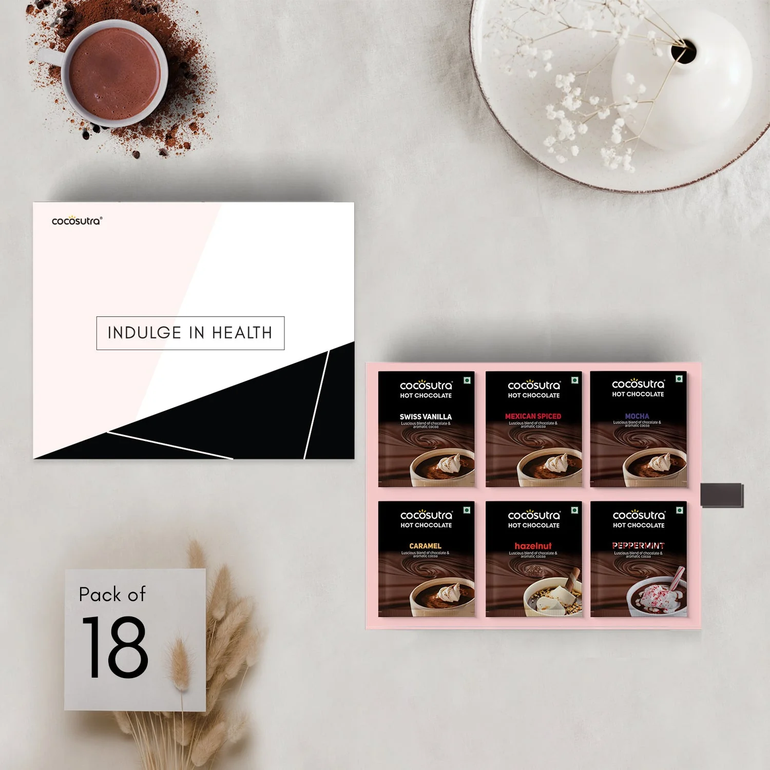 Hot Chocolate Christmas Hamper | 6 Drinking Chocolate Flavors - Image 8