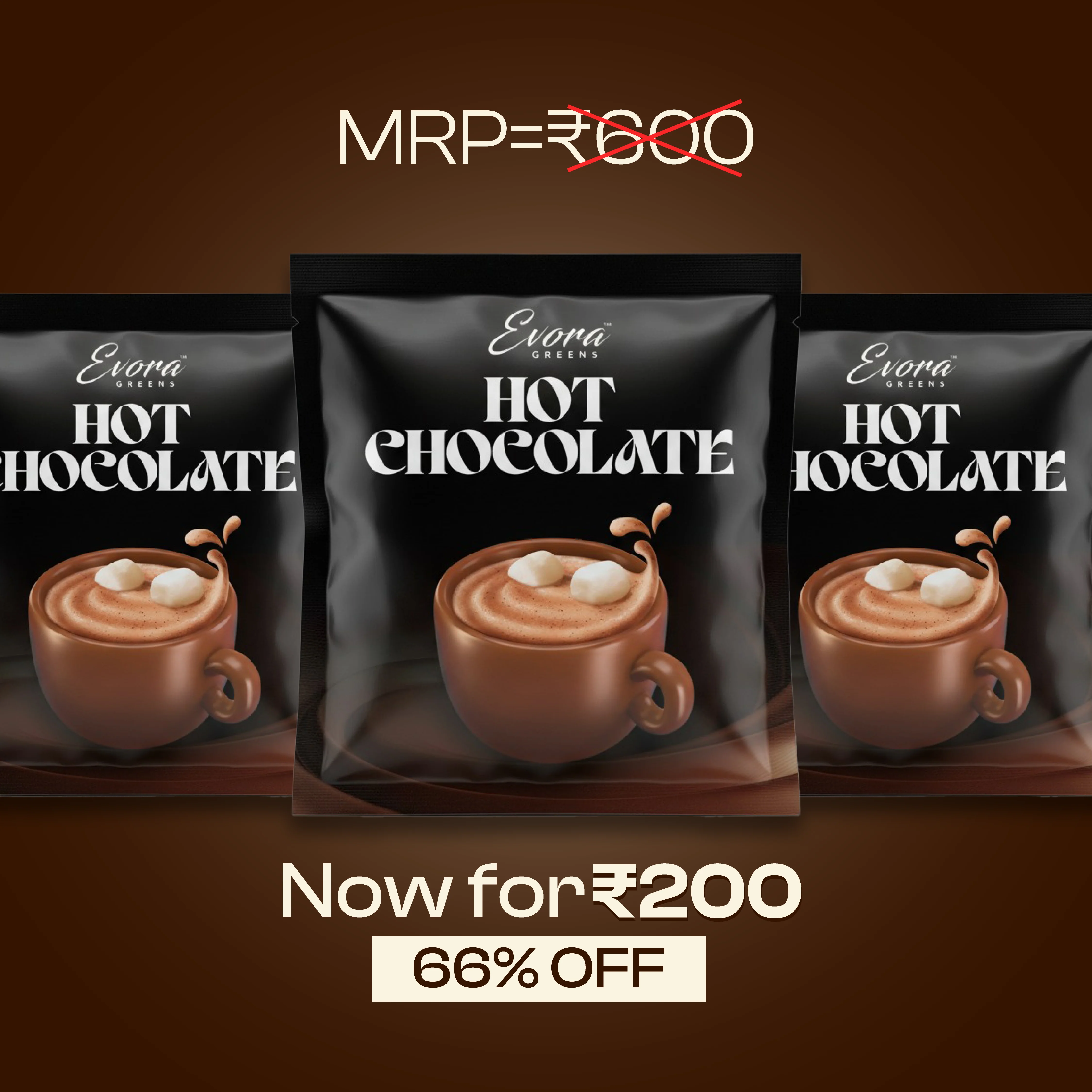Hot Chocolate Offer | Pack of 3 | Buy 1 Get 2 Free (50 gm x 3) - Image 2