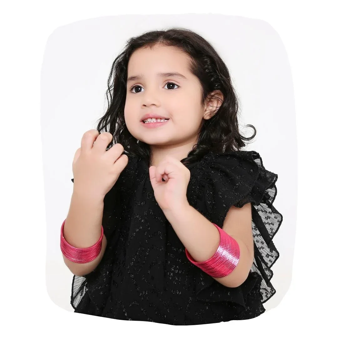 Hot Pink Metal Bangles Set (36 Pcs) – Bold & Ethnic Bangles - Image 9