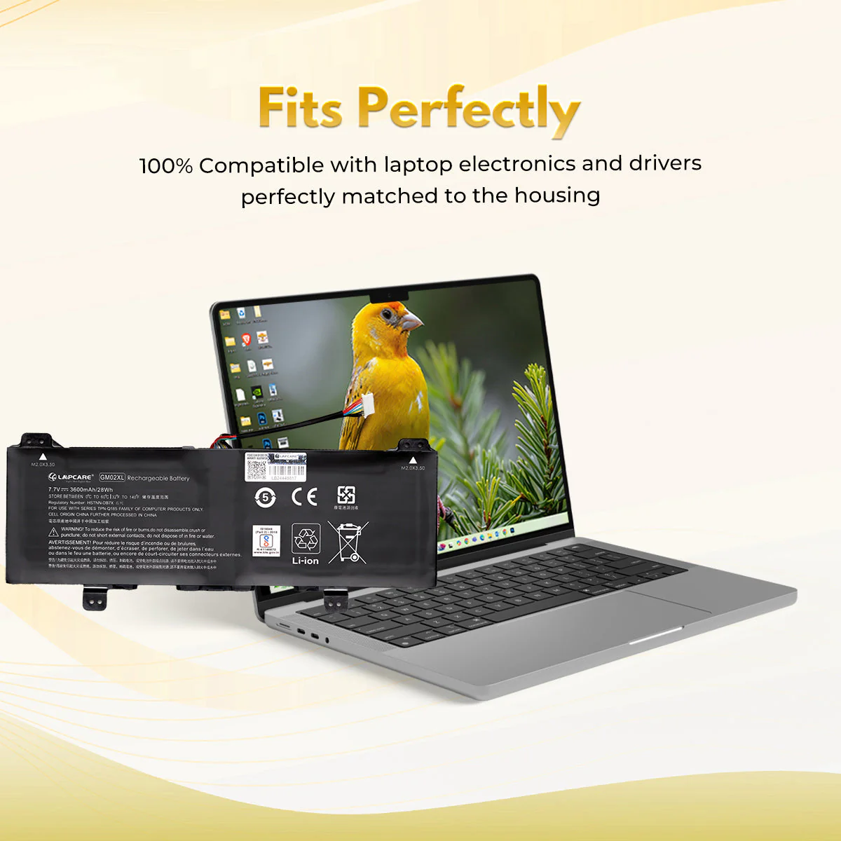 HP GM02XL Battery - Image 3
