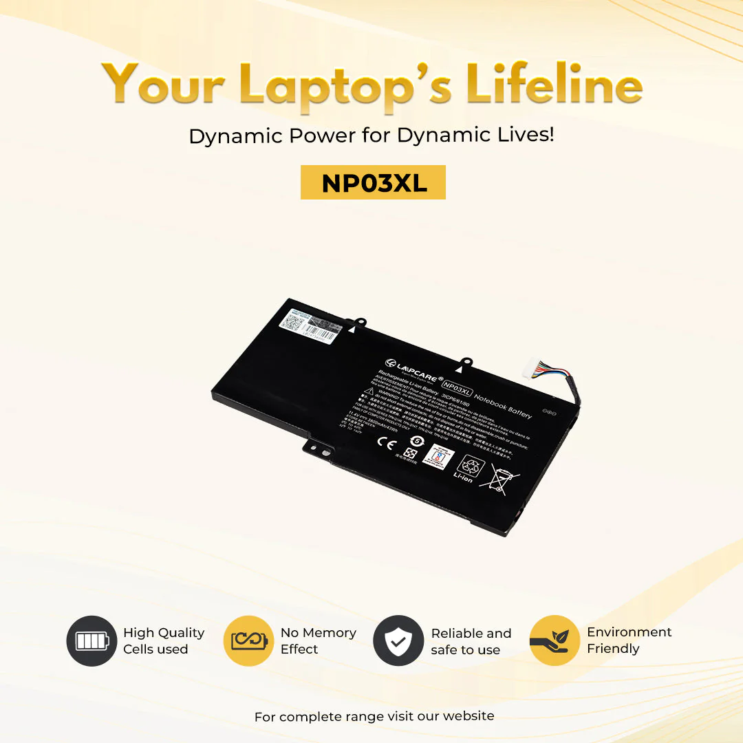 HP NP03XL Battery - Image 2