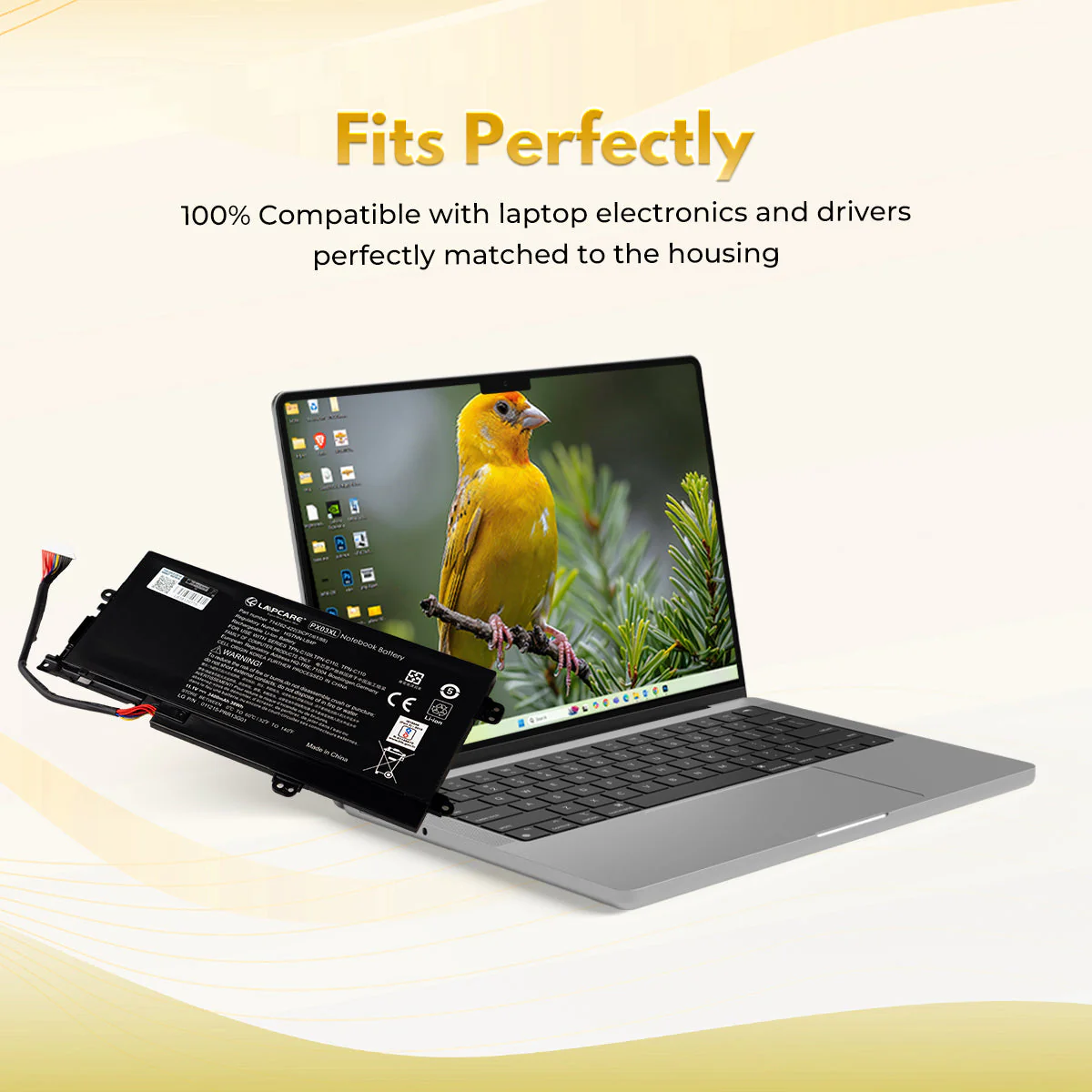 HP PX03XL Battery - Image 3