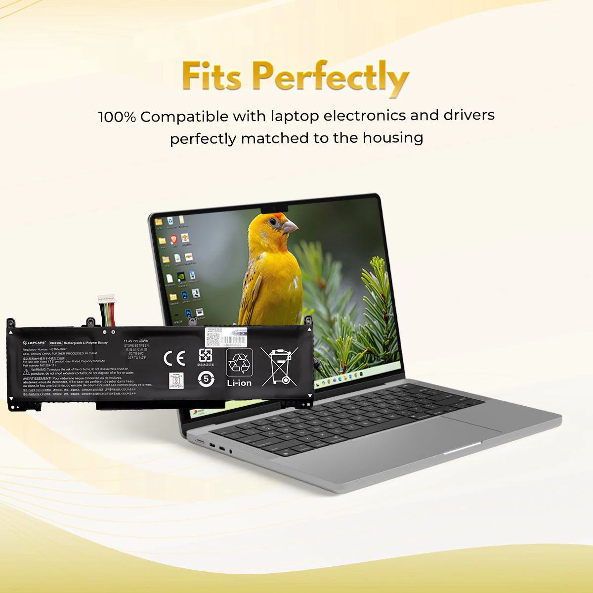 HP RH03XL Battery - Image 3