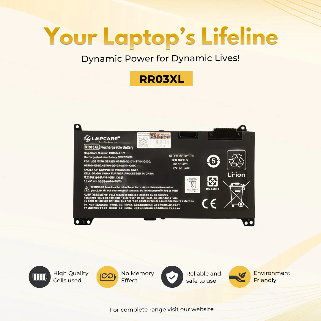 HP RR03XL Battery - Image 2