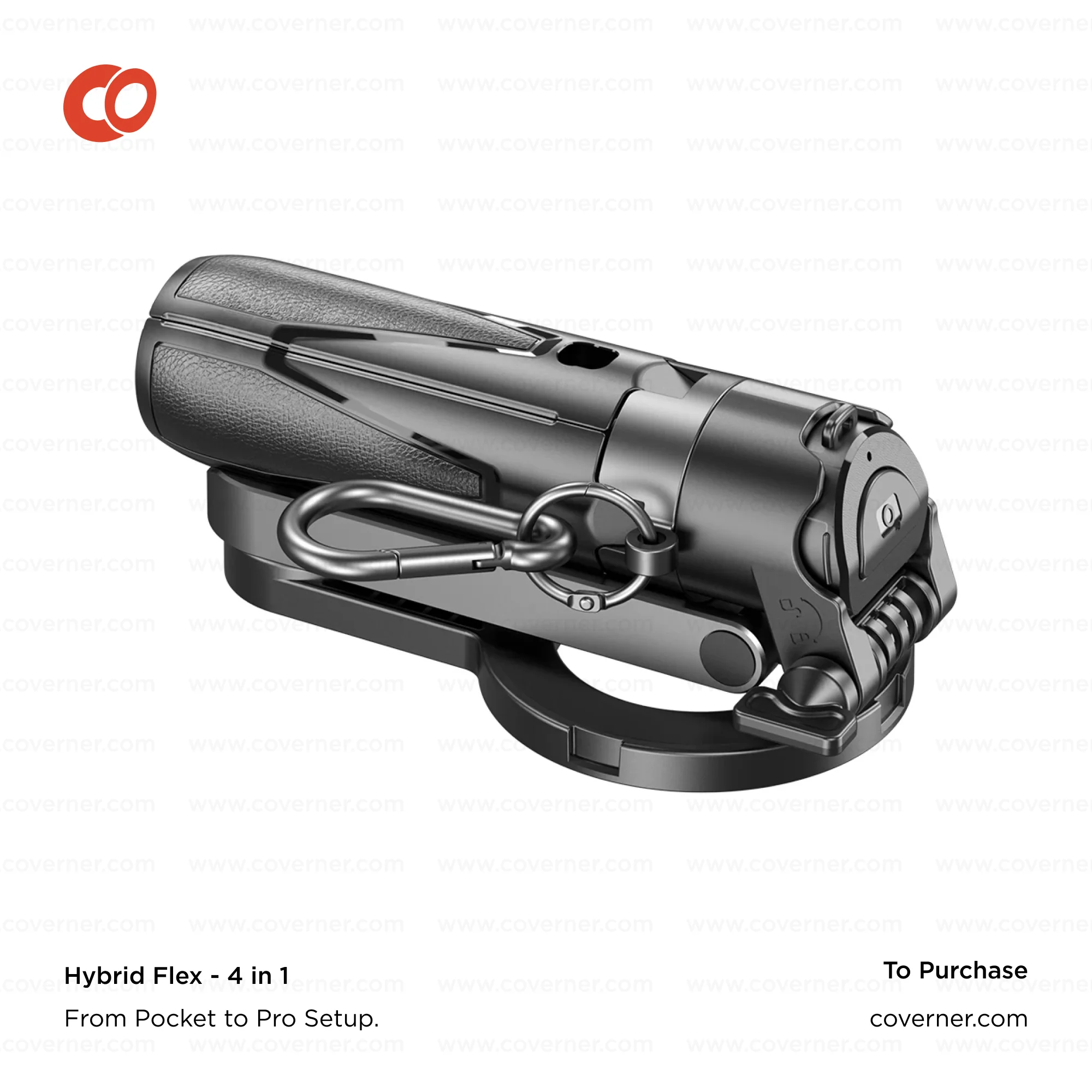 Hybrid Flex – 4-in-1 MagSafe Tripod, Selfie Stick, Wireless Grip & Camera Handle by Coverner India - Image 8