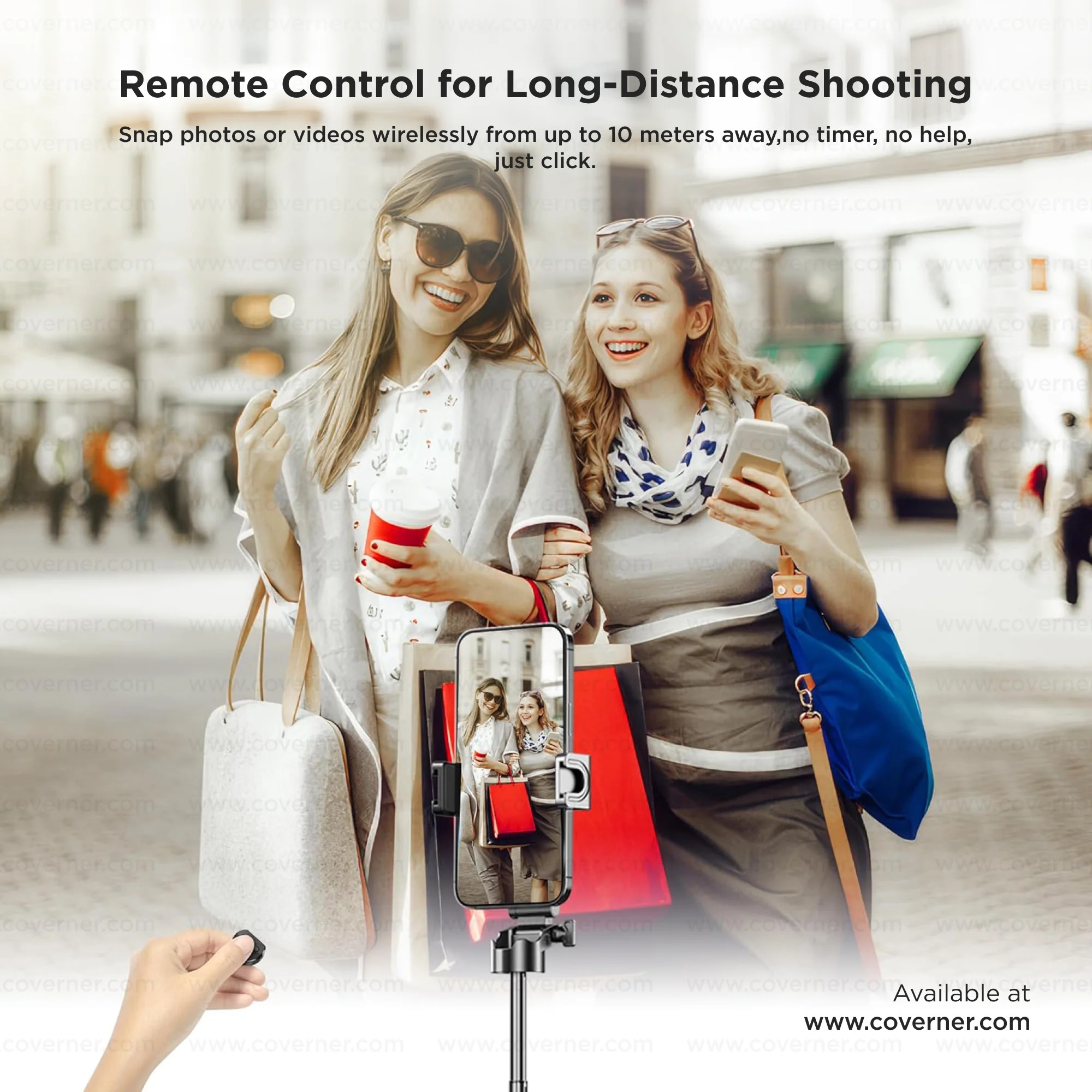 Hybrid Flex - Neo – 4-in-1 MagSafe Tripod, Selfie Stick, Wireless Grip & Camera Handle by Coverner India - Image 3