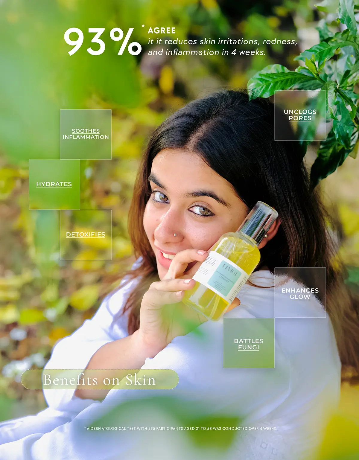 Hydrating Saffron & Neem Gel Cleanser - Image 2