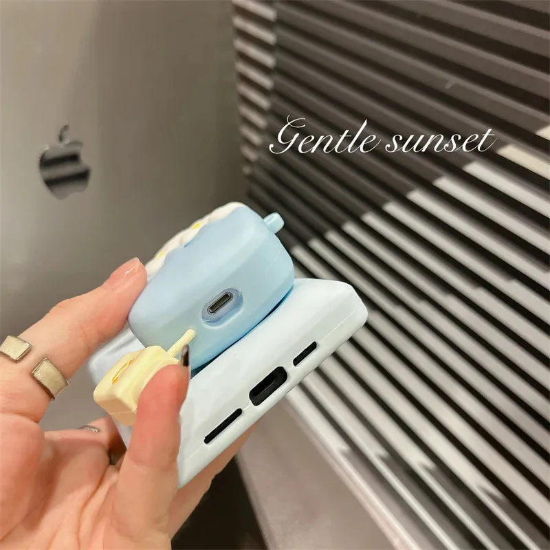 Ice Cream AirPods Case & Cover – Silicone Cone Design with Hook | Coverner India - Image 3