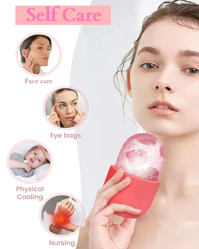 Ice roller for Face with scrubber | Ice roller for Women and Men - Image 4