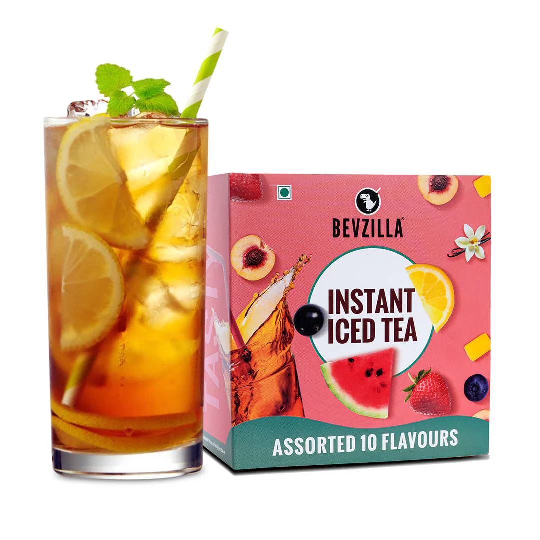 Iced Tea Powder 10 Assorted Flavours Pack - Image 2