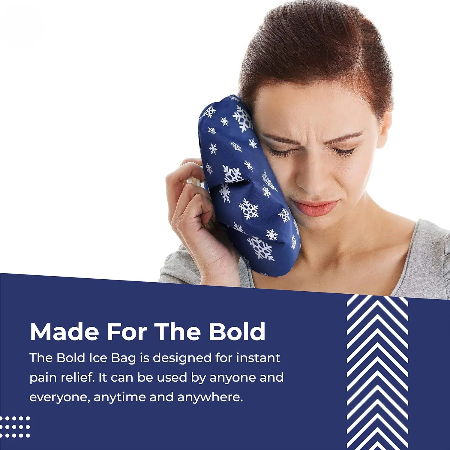 IceMate: Reusable Cold Compress Bag, 9-Inch Leak-Proof Ice Pack for Pain Relief, Swelling, Sports Injuries, Cramps & First Aid Therapy - Image 3