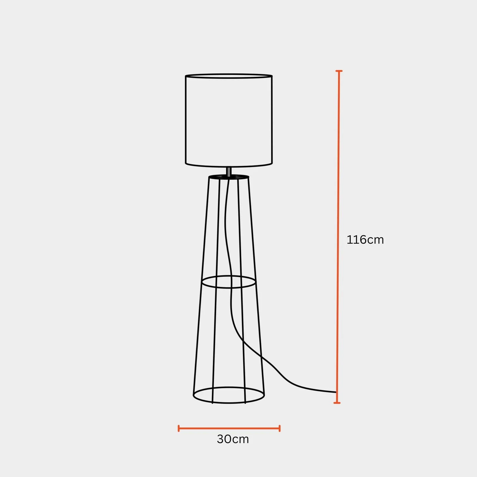 Ikkat Floor Lamp - Image 8