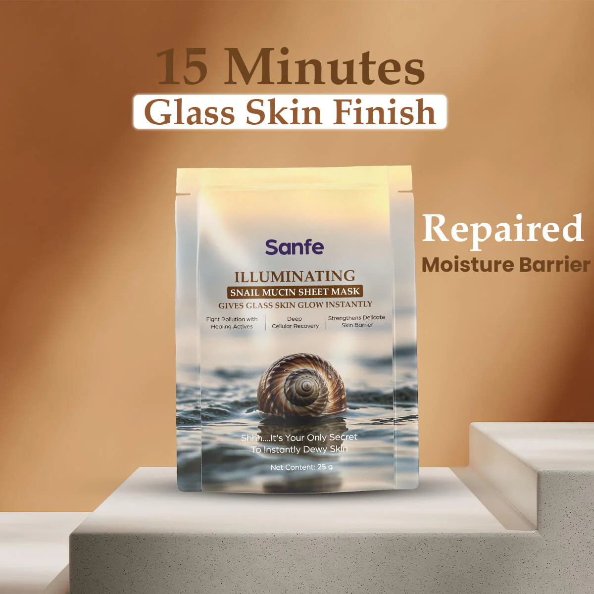 Illuminating Snail Mucin Sheet Mask - Image 2